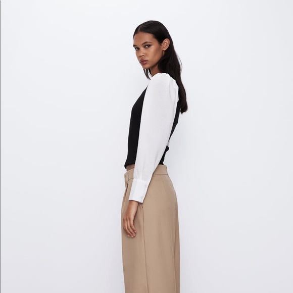 CONTRASTING TOP TRF - Picture 4 of 10